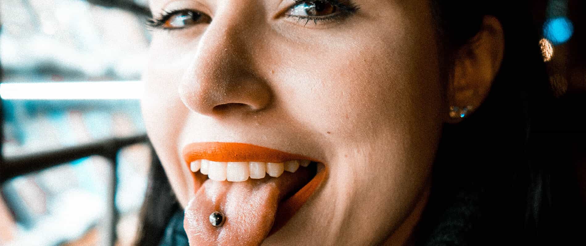Piercing dans la bouche mode d
